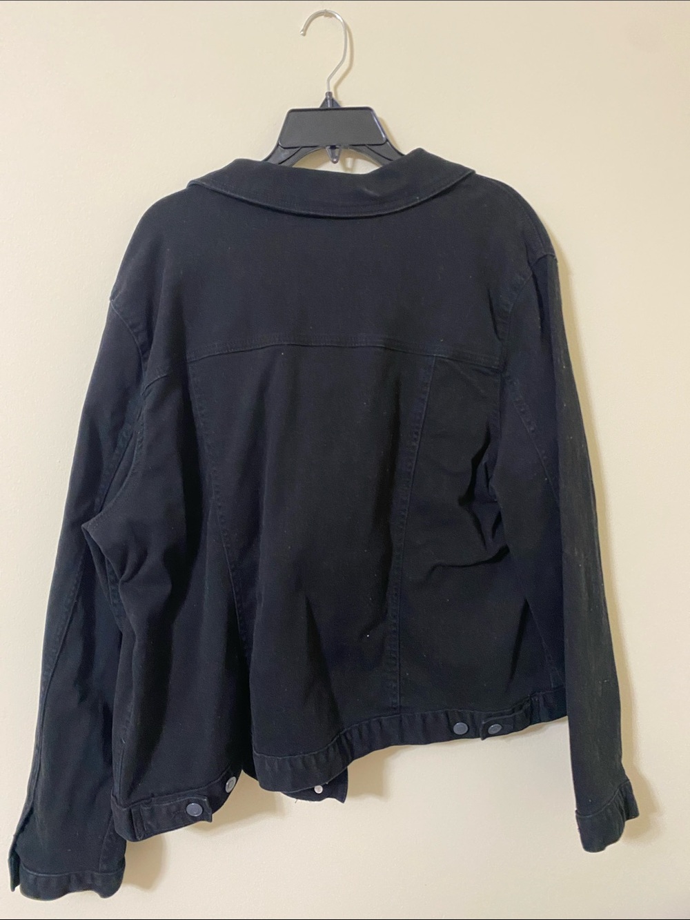 Time and Tru Women's Denim Jacket Black Size 22/XXXL